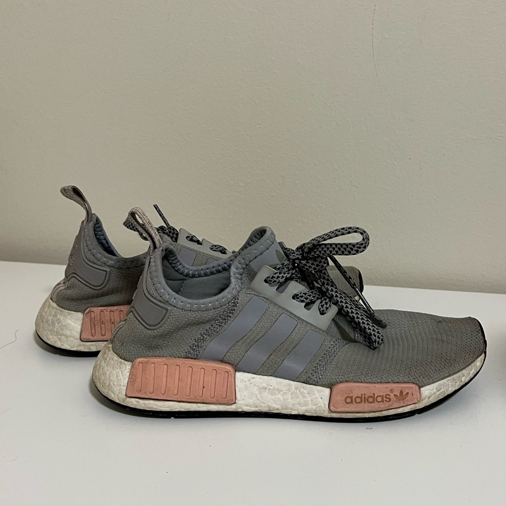 Grey Adidas NMDs